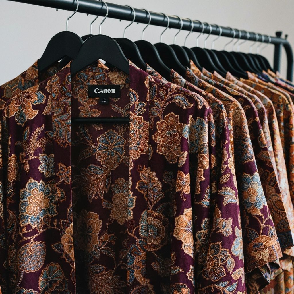 Seri Gadis batik kimono jacket